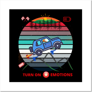 Turn on emotions 4x4 off road Posters and Art